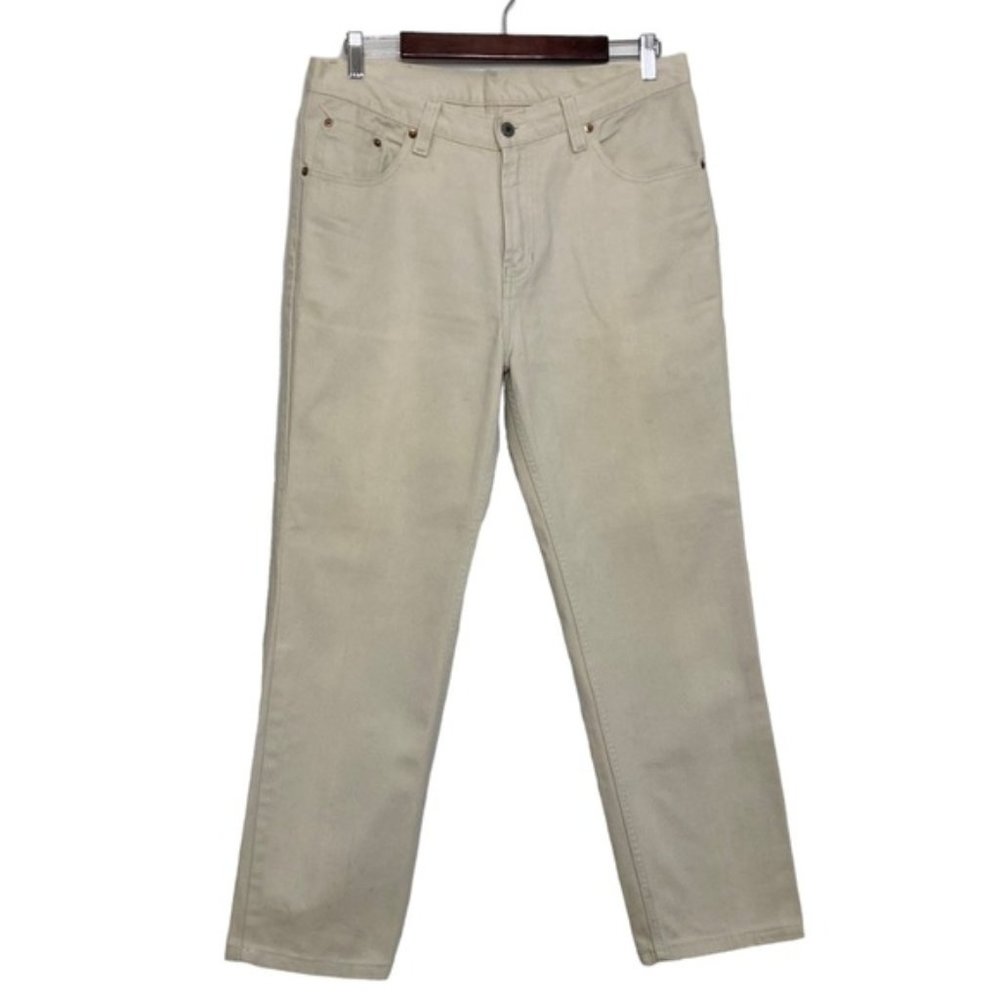 Vintage Levi’s 501 Pale Beige Jeans Made in USA Straight Leg